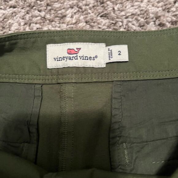 Vineyard Vines Green Skorts‎ with Tie in Front Size 2 - Picture 9 of 9